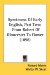Specimens Of Early English : From Robert of Gloucester to Gower cover