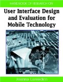 Handbook of Research on User Interface Design and Evaluation for Mobile Technology [Click for larger image]