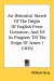 An Historical Sketch Of The Origin Of English Prose Literature, And Of Its Progress Till The Reign Of James I cover