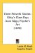 Three Proverb Stories : Kitty's Class Day; Aunt Kipp; Psyche's Art cover