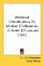 Medieval Contributions To Modern Civilization : A Series of Lectures cover