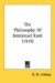The Philosophy Of Immanuel Kant
