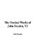 The Poetical Works Of John Dryden cover