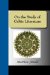 On the Study of Celtic Literature cover