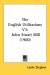 The English Utilitarians : John Stuart Mill cover