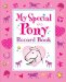 My Special Pony Record Book cover