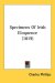 Specimens of Irish Eloquence cover