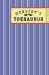 Webster's Thesaurus cover