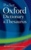 Pocket Oxford Dictionary and Thesaurus [Click for larger image]