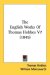 The English Works of Thomas Hobbes cover