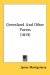 Greenland And Other Poems cover