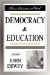 Democracy and Education cover