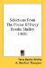 Selections From The Poems Of Percy Bysshe Shelley cover