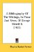 A Bibliography Of The Writings, In Prose And Verse, Of George Meredith cover