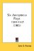Six Anonymous Plays : 1510-1537 cover