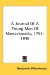 A Journal Of A Young Man Of Massachusetts, 1754-1846 cover