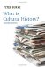 What Is Cultural History? cover