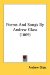 Poems And Songs By Andrew Glass cover