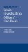 Senior Investigating Officer'S Handbook cover