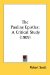 The Pauline Epistles : A Critical Study cover