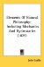 Elements Of Natural Philosophy : Including Mechanics and Hydrostatics cover