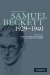 The Letters of Samuel Beckett cover