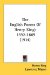 The English Poems Of Henry King, 1592-1669 cover