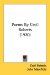 Poems By Cecil Roberts cover