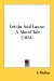 Letitia And Laura : A Moral Tale cover