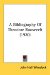 A Bibliography Of Theodore Roosevelt cover