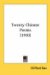 Twenty Chinese Poems cover