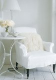 At Home With White Classic Notecards [Click for larger image]