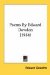 Poems By Edward Dowden cover