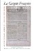 La Gazette Francoise, 1780-1781 : Revolutionary America's French Newspaper cover