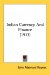 Indian Currency And Finance cover