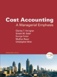 Cost Accounting : A Managerial Emphasis [Click for larger image]