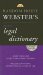 Random House Webster's Pocket Legal Dictionary cover