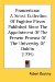 Pranceriana : A Select Collection of Fugitive Pieces Published Since the Appointment of the Present Provost of the University of Dublin cover