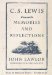 C.S. Lewis : Memories and Reflections, Library Edition cover