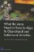 What the Army Needs to Know to Align Its Operational and Institutional Activities cover