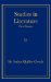 Studies in Literature : First Series cover