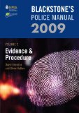Blackstone's Police Manual : Evidence and Procedure 2009 [Click for larger image]