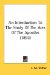 An Introduction To The Study Of The Acts Of The Apostles