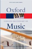 The Concise Oxford Dictionary of Music [Click for larger image]