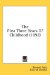 The First Three Years Of Childhood cover