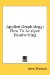 Applied Graphology : How to Analyze Handwriting cover