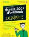 Access 2007 Workbook for Dummies cover