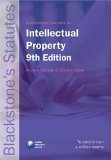 Blackstone's Statutes on Intellectual Property [Click for larger image]