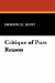 Critique of Pure Reason cover