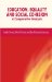 Education, Equality and Social Cohesion : A Comparative Analysis cover